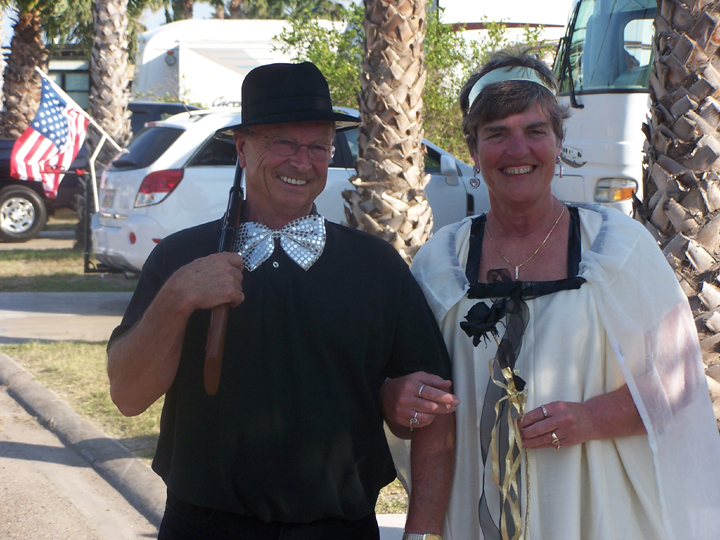 Father taking the bride to church