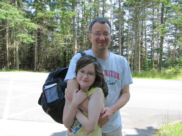 Jeff and Lizzie at Otter Point